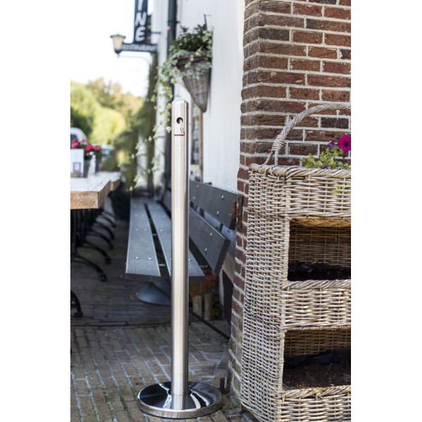 Securit Standaschersystem SMOKER POLE - Pfosten, schwarz