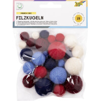 folia Filzkugeln ICE DREAM, Merinowolle