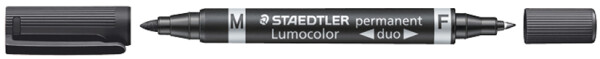 STAEDTLER Lumocolor Permanent-Marker duo, grün