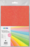 HEYDA Glitterkarton-Sortiment "Iris", A4, 200 g qm, 10 Blatt