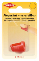 KLEIBER Fingerhut, rot, für lange Fingernägel