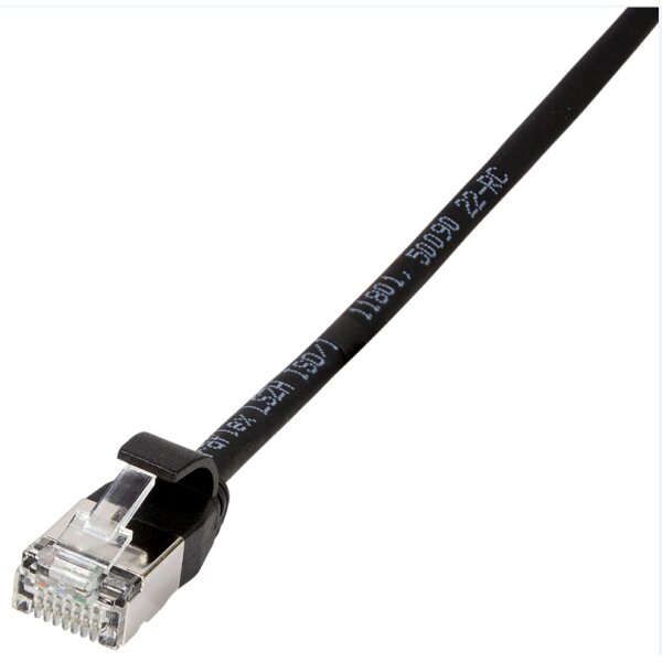 LogiLink Patchkabel Ultraflex, Kat. 6A, U FTP, 1,5 m,schwarz