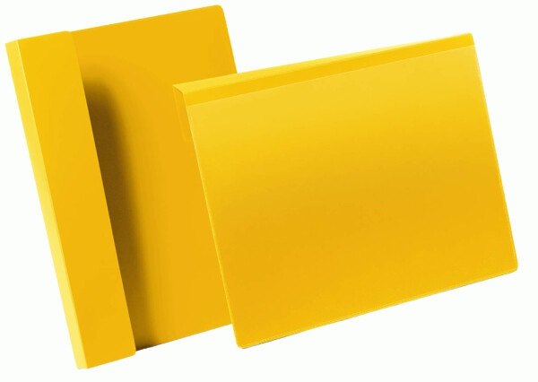 DURABLE Kennzeichnungstasche, mit Falz, DIN A5 quer, gelb
