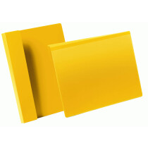 DURABLE Kennzeichnungstasche, mit Falz, DIN A5 quer, gelb