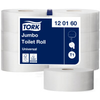 TORK Großrollen-Toilettenpapier Jumbo, 1-lagig,...