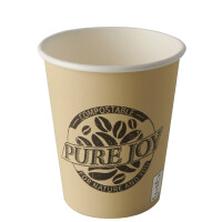 PAPSTAR Papp-Trinkbecher "pure", 0,2 l, creme