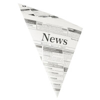 PAPSTAR Spitztüte "Newsprint", 270 x 190 x...