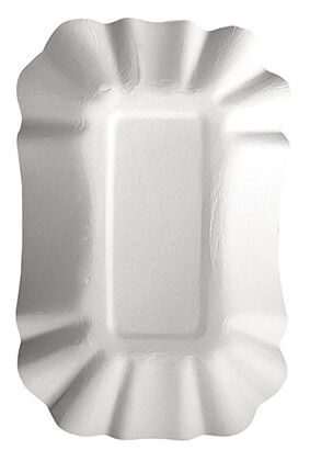 PAPSTAR Pommes-Schale "pure", Maße: 130 x 175 x 30 mm, weiß