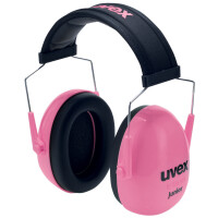 uvex Kapsel-Gehörschutz K Junior, pink schwarz