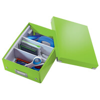 LEITZ Organisationsbox Click & Store WOW, groß, grün