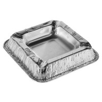 STARPAK Aluminium-Aschenbecher, quadratisch, 10er