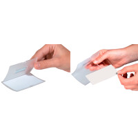 DURABLE Namensschild Click Fold, mit Kombiklemme, 90 x 54 mm