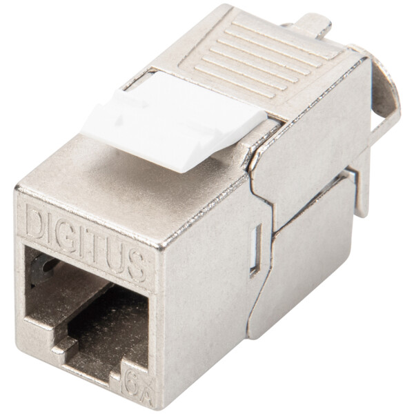 DIGITUS Keystone Modul, Kat. 6A, geschirmt, grau