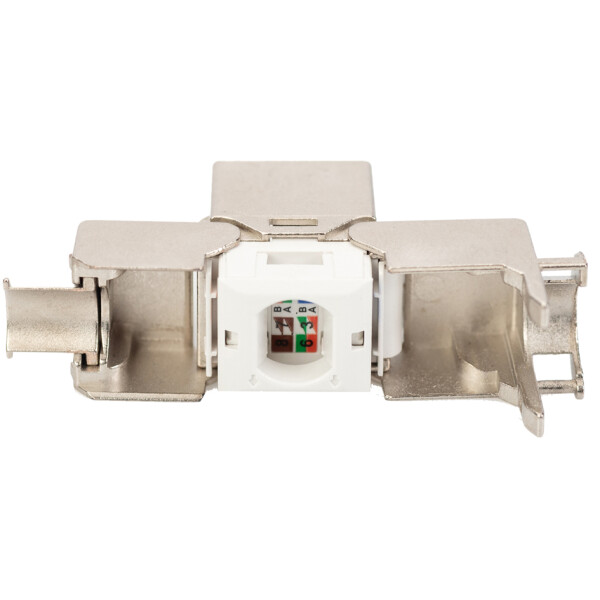 DIGITUS Keystone Modul, Kat. 6A, geschirmt, grau
