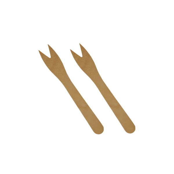 PAPSTAR Pommes-Frites-Gabeln "pure", L&auml;nge: 121 mm