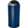 helit Metall-Abfalleimer "the dome", 30 Liter, blau
