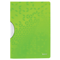 LEITZ Klemmhefter WOW ColorClip, DIN A4, PP,schwarz-metallic