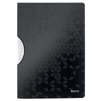 LEITZ Klemmhefter WOW ColorClip, DIN A4, PP, gelb-metallic