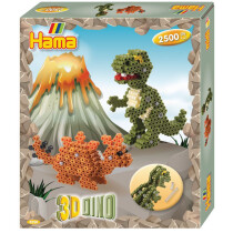 Hama Bügelperlen midi 3D "Dinos", Geschenkpackung