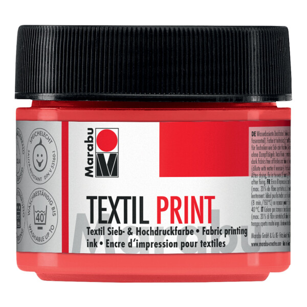 Marabu Textilfarbe "Textil Print", primärcyan, 100 ml