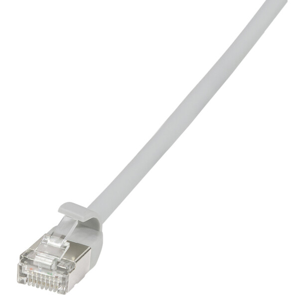 LogiLink Patchkabel Ultraflex, Kat. 6A, U FTP, 0,5 m, weiß