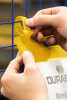 DURABLE Gitterboxtasche, mit Lasche A4 quer, gelb