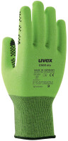 uvex Schnittschutz-Handschuh C500 dry, Gr.08, lime anthrazit