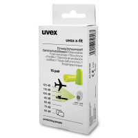 uvex Einweg-Gehörschutzstöpsel x-fit Karton, lime