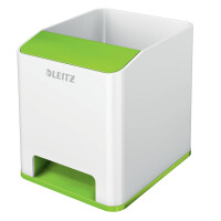 LEITZ Sound Stifteköcher WOW Duo Colour, 2 Fächer, gelb