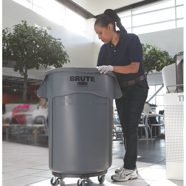 Rubbermaid Deckel BRUTE mit Griff, grau