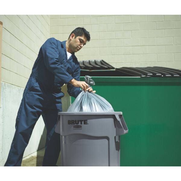 Rubbermaid Deckel BRUTE mit Griff, grau