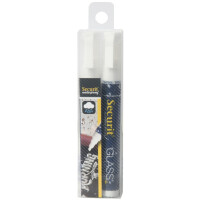 Securit Kreidemarker WATERPROOF MEDIUM, weiß