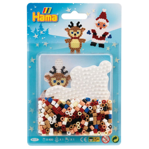 Hama B&uuml;gelperlen midi "Weihnachten", im Blister