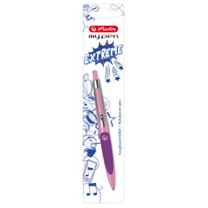 herlitz Druckkugelschreiber my.pen, rosa lila