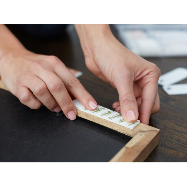 3M Command Bilder-Montagestreifen Strips, Größe: L, schwarz