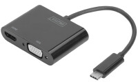 DIGITUS USB 3.1 Videoadapter, USB-C - HDMI VGA