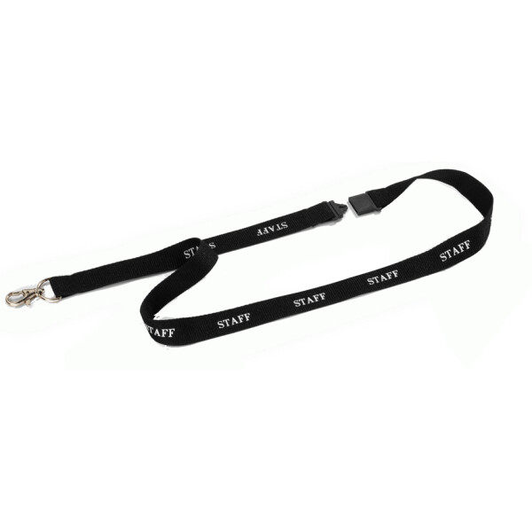 DURABLE Textilband 20 STAFF, Länge: 440 mm, schwarz