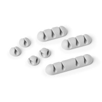 DURABLE Kabel-Clip CAVOLINE CLIP MIX, graphit, im Set