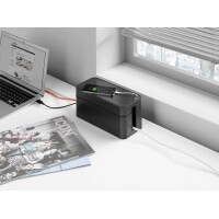 DURABLE Kabelbox CAVOLINE BOX S, aus Kunststoff, graphit