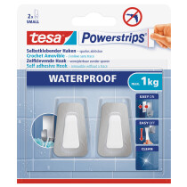 tesa Powerstrips Haken WATERPROOF Small Metall Plastik