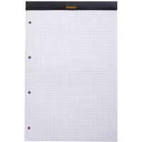 RHODIA Notizblock No. 20, DIN A4+, kariert, 3er Pack