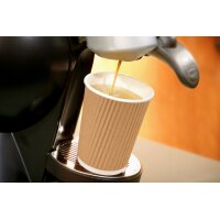 PAPSTAR Papp-Trinkbecher "pure" Ripple Wall, 0,2 l, beige