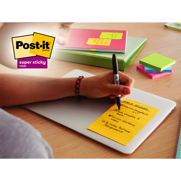 Post-it Haftnotizen super sticky Meeting Notes, 152 x 101 mm