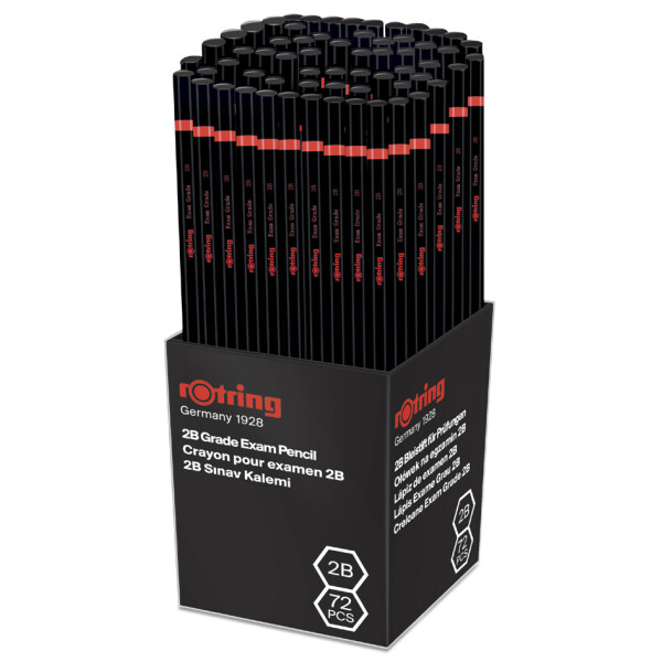 rotring Bleistift BLACK EXAM, im 72er K&ouml;cher