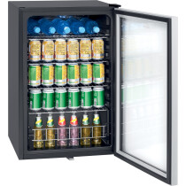 BOMANN Glastür-Kühlschrank KSG 7283.1, schwarz