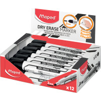 Maped Whiteboard-Marker MarkerPeps Jumbo, rot, 12er Display
