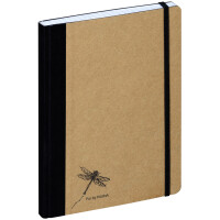 PAGNA Notizbuch "Pur", DIN A4, kariert, natur