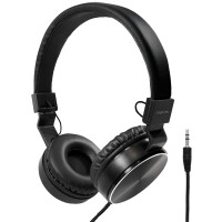 LogiLink Stereo Kopfhörer, faltbar, schwarz