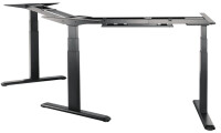 LogiLink Schreibtischgestell, elektrisch, 120 Grad Eckdesign