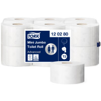 TORK Minirollen-Toilettenpapier Jumbo, 2-lagig,...